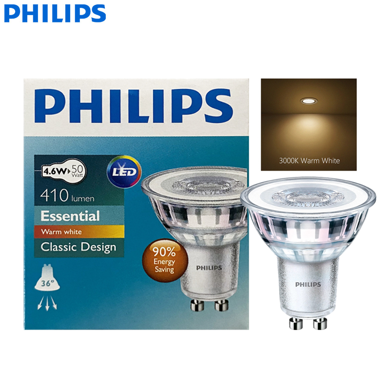 Philips Bulb Led Classic - Lâmpada LED Philips GU10 PAR16, modelo