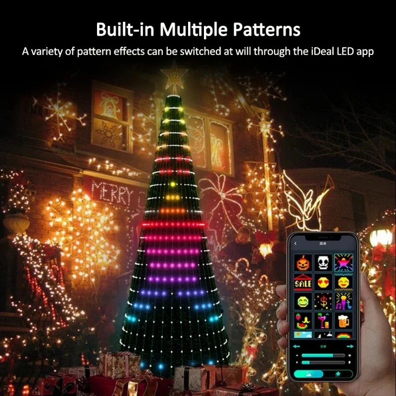 Lighting Christmas Decor - Luzes de Natal em Forma de