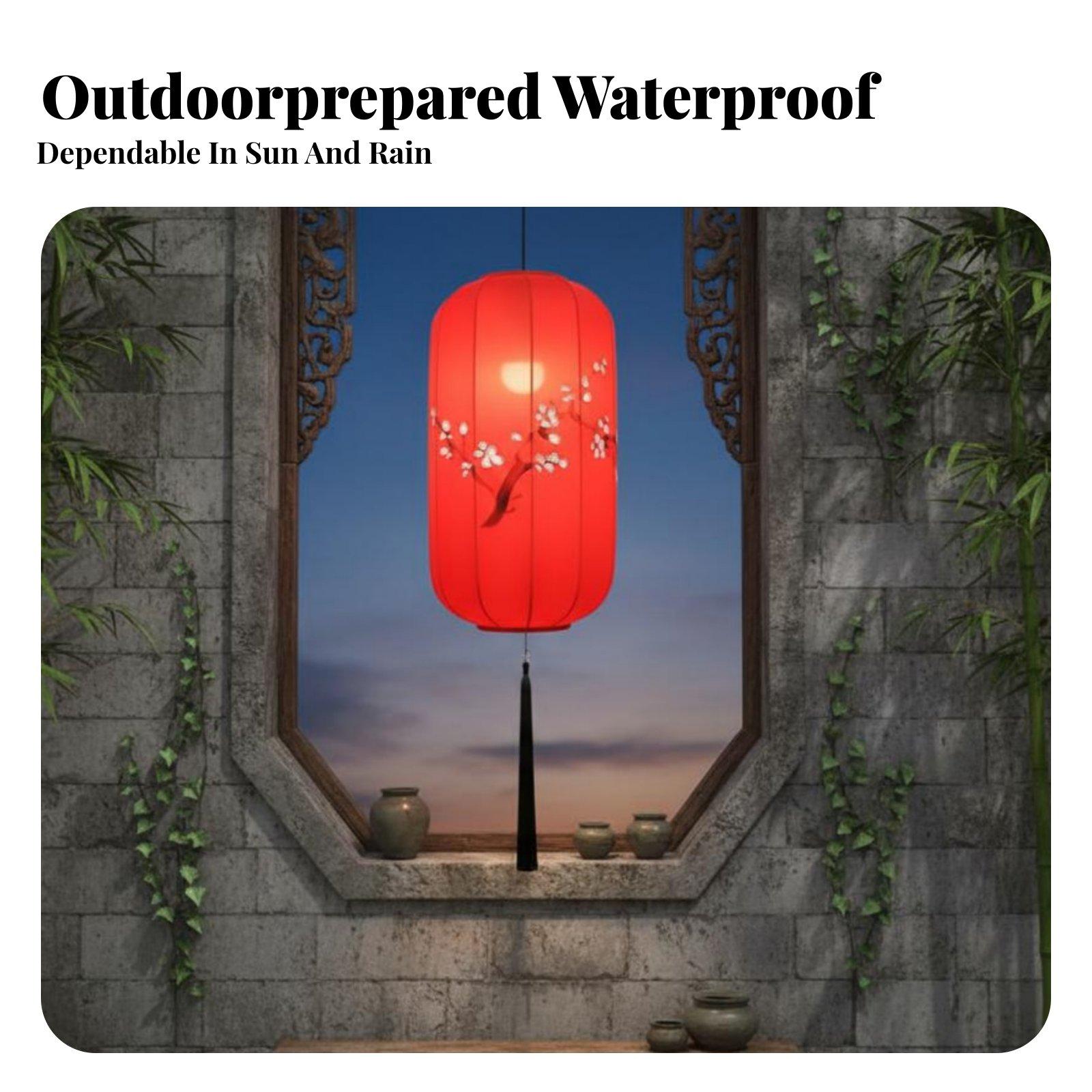 Lanterna chinesa à prova d'águ - Decor Timeless Lighting avaliação e preço