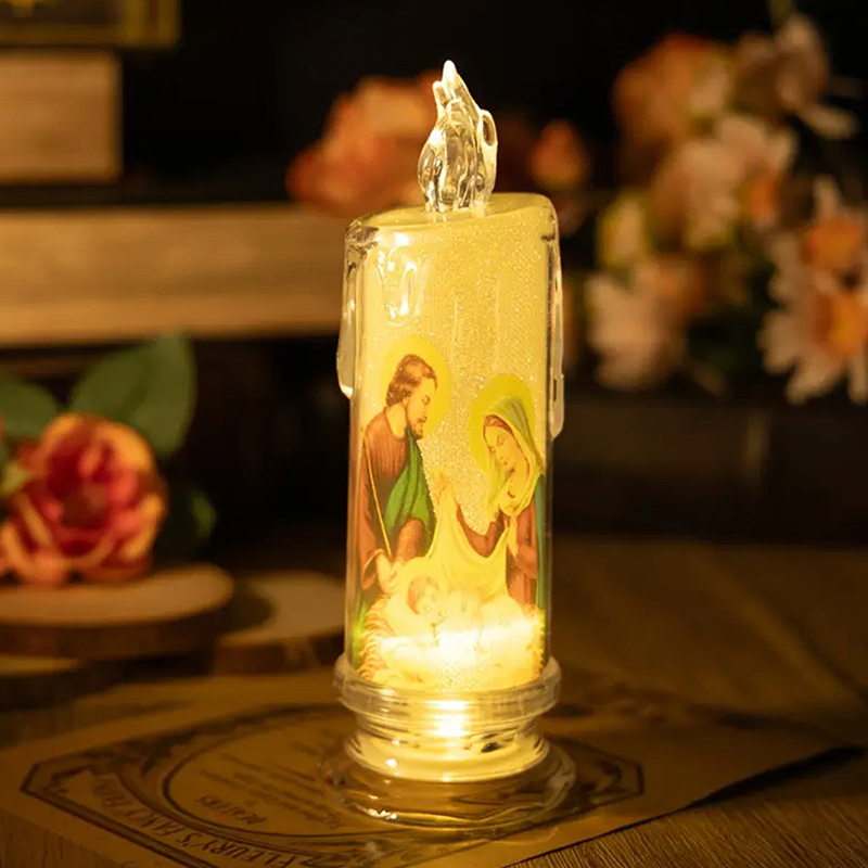 Jesus virgem cristo led vela l - Lighting Decoration Ideas avaliação e preço