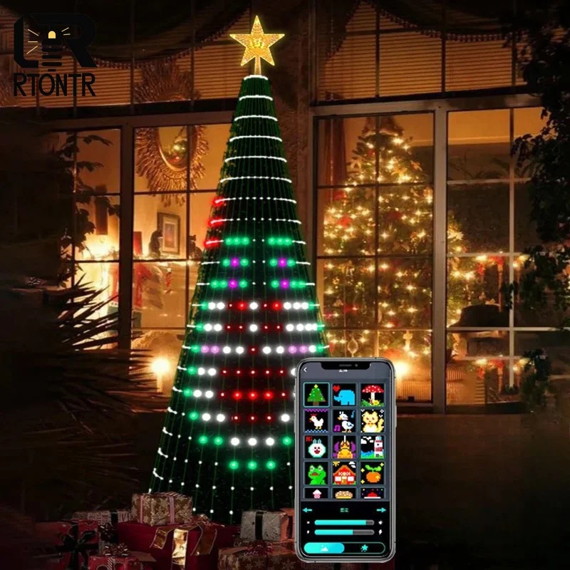 Luzes de Natal em Forma de Est - Lighting Christmas Decor avaliação e preço